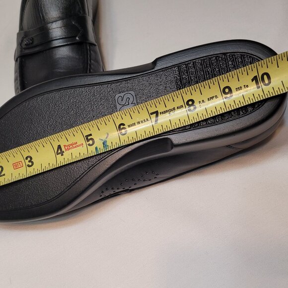 SAS Handsewn Black Leather Loafer Slip On Moccasin Shoes Mens Size 9C,Women 10.5 main image 7